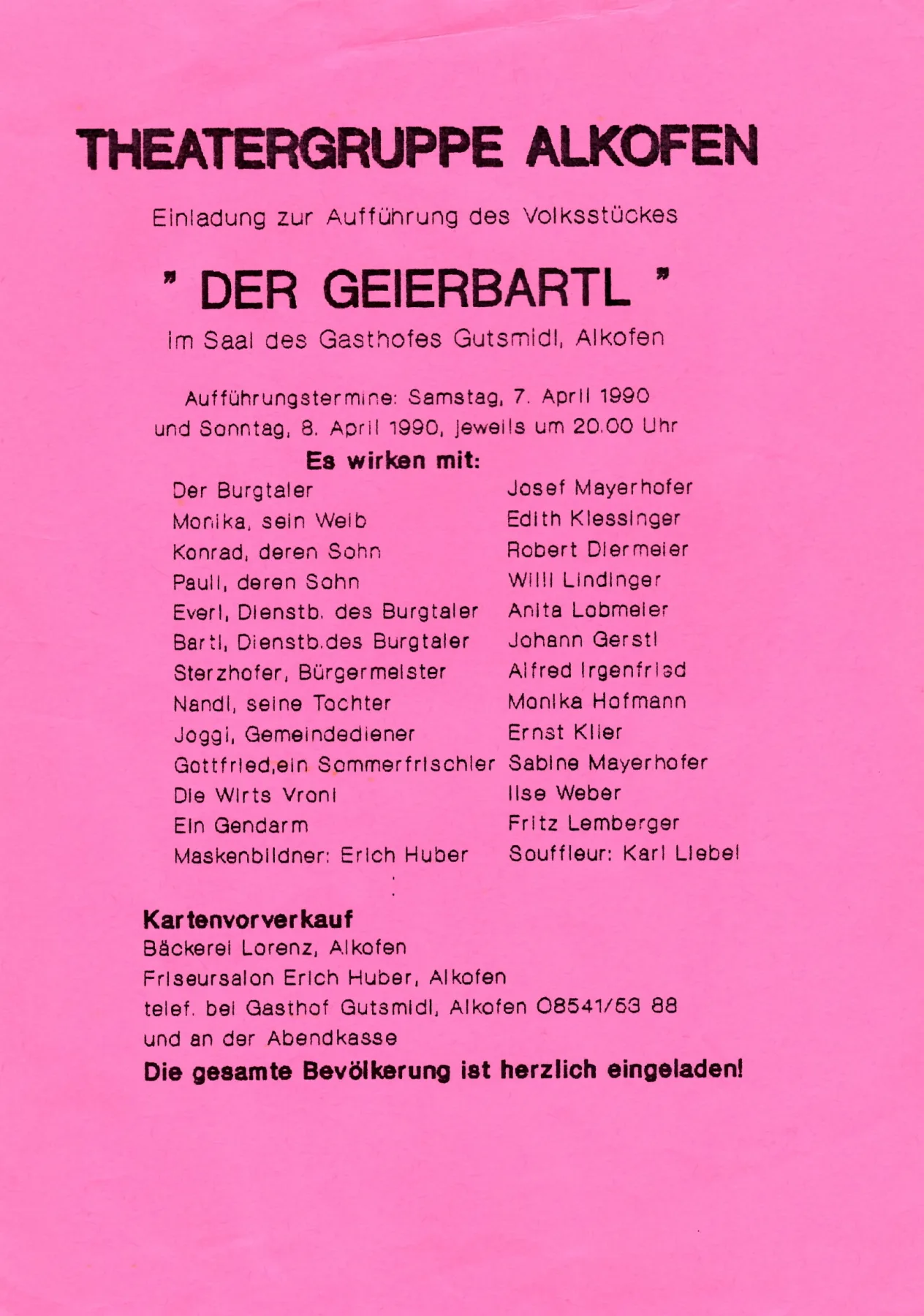 Plakat zu Der Geierbartl