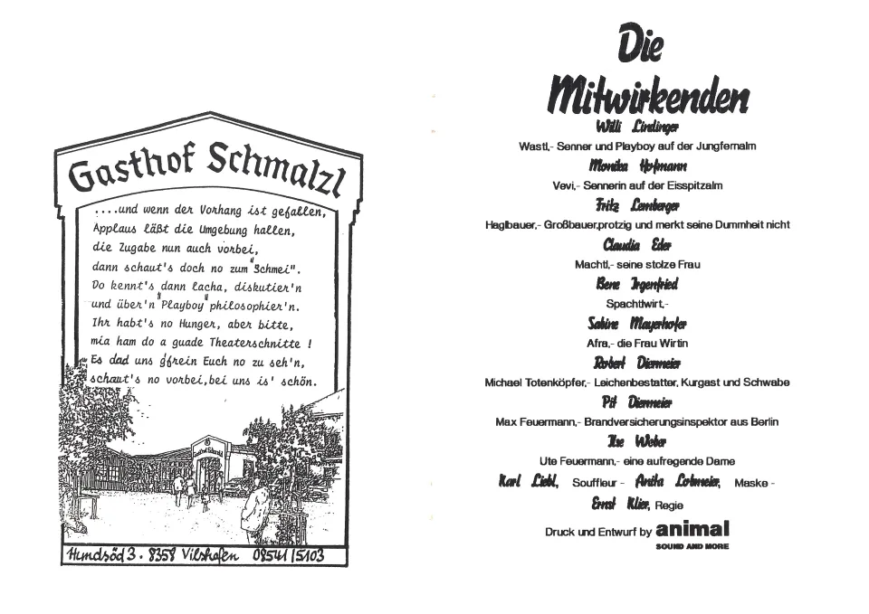 Der Playboy von der Jungfernalm – Flyer
