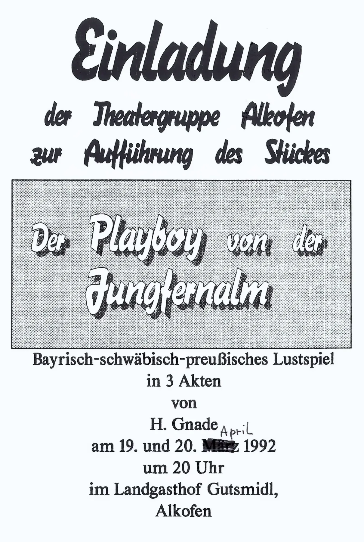 Plakat zu Der Playboy von der Jungfernalm
