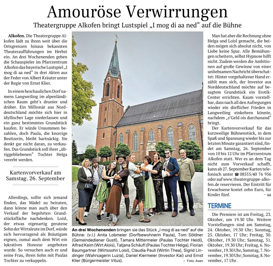 I mog di aa ned! – Zeitungsbericht